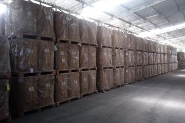 storage of packaged goods in warehouse