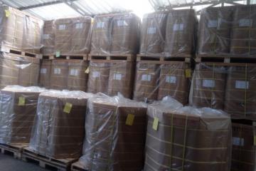 Storage of packaged goods in warehouse